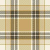Plaid check pattern. Seamless fabric texture. Tartan textile print. vector
