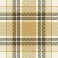 Plaid check pattern. Seamless fabric texture. Tartan textile print. vector