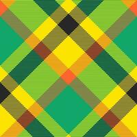 Plaid pattern vector. Check fabric texture. Seamless textile design for clothes, paper print. vector