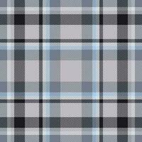 Plaid check pattern. Seamless fabric texture. Tartan textile print. vector