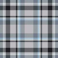 Plaid check pattern. Seamless fabric texture. Tartan textile print. vector