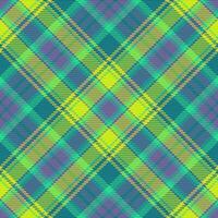 Texture seamless pattern. Fabric check tartan. Background textile vector plaid.