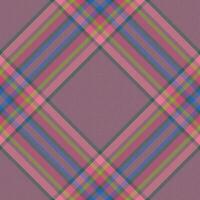 Fabric plaid background of textile check seamless with a tartan texture pattern vector. vector