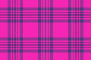 Textile tartan check of background vector texture with a seamless plaid pattern fabric.