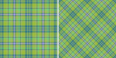 Plaid seamless textile. Texture fabric background. Check tartan vector pattern.