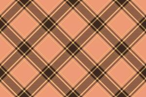 Tartan plaid background, diagonal check seamless pattern. Vector fabric texture for textile print, wrapping paper, gift card, wallpaper.