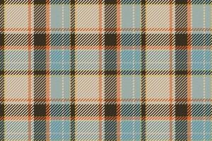 Seamless pattern of scottish tartan plaid. Repeatable background with check fabric texture. Vector backdrop striped textile print.