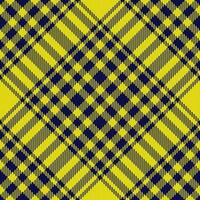 Textile vector check of fabric seamless pattern with a tartan plaid background texture.