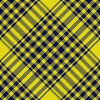 Textile vector check of fabric seamless pattern with a tartan plaid background texture.