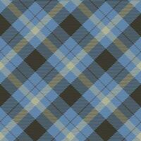 Seamless pattern of scottish tartan plaid. Repeatable background with check fabric texture. Vector backdrop striped textile print.