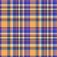 Fabric background check. Pattern vector plaid. Textile tartan texture seamless.