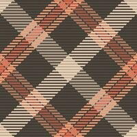 Seamless pattern of scottish tartan plaid. Repeatable background with check fabric texture. Vector backdrop striped textile print.