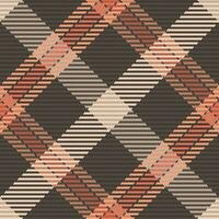 Seamless pattern of scottish tartan plaid. Repeatable background with check fabric texture. Vector backdrop striped textile print.