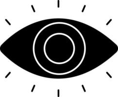 Illustration Of Eye Icon Or Symbol vector