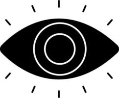 Illustration Of Eye Icon Or Symbol vector