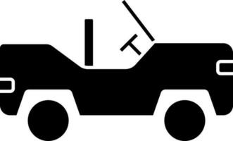 Open Jeep Icon vector