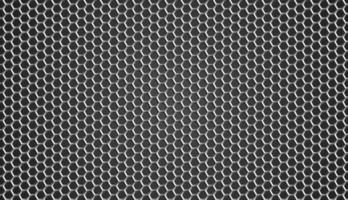 Metal hexagonal grid. Steel mesh background vector