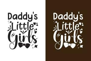 Daddys Little Girls vector