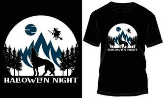 Halloween T-shirt design vector