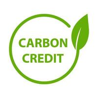 Carbon credit icon vector for graphic design, logo, website, social media, mobile app, UI illustration.