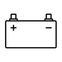 Car battery icon vector for graphic design, logo, website, social media, mobile app, UI illustration