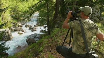 Val Ferret Italy Nature Photographer Taking Nature Pictures video