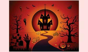 Happy Halloween Illustration vector