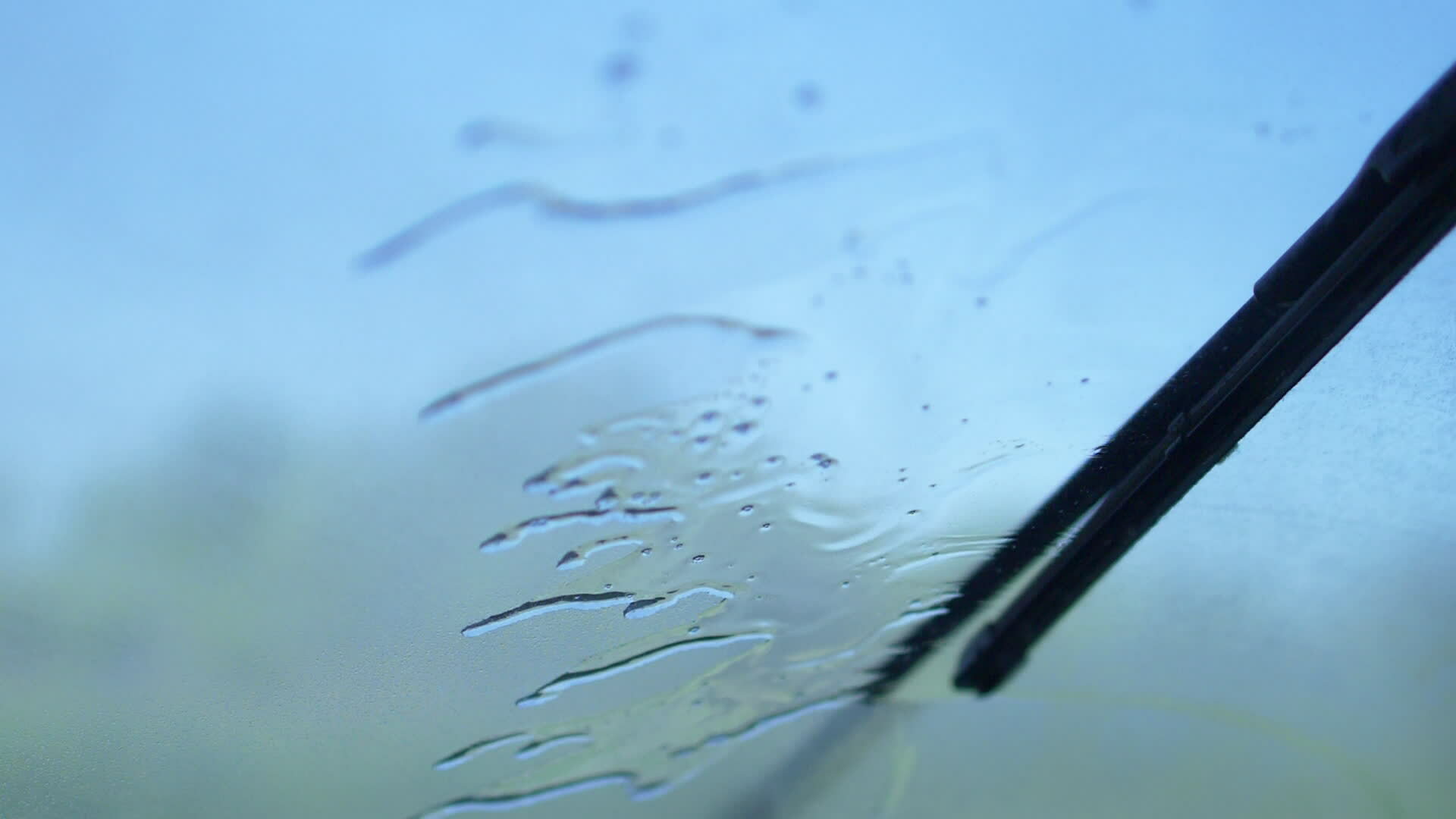 Car Wipers Removing Water and Detergents in the Car Wash 24221411 Stock