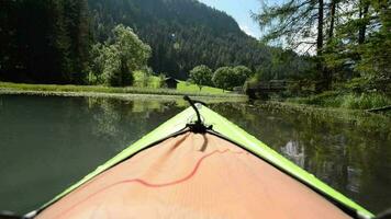 Vacation Kayak Trip on the Scenic Lake video