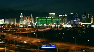 Stadt von las Vegas Horizont. las Vegas, Nevada, USA. video