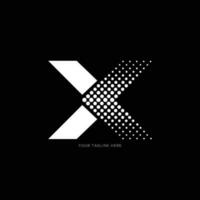 X logo vector icono diseño ilustración modelo