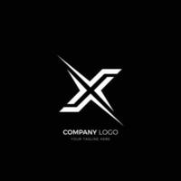 X logo vector icono diseño ilustración modelo