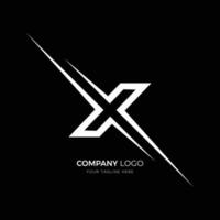 X logo vector icono diseño ilustración modelo