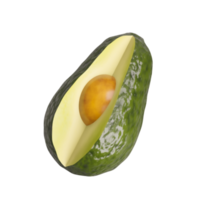 verde Fruta aguacate 3d es ingrediente para Cocinando png