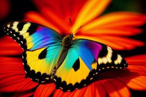 A beautiful colorful Butterfly. The Captivating Beauty of Butterflies. photo