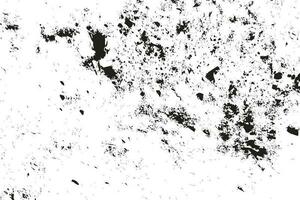 Abstract scratch and rust surface grunge effect on a white background. Creative gritty texture and dust background in black and white colors. Grimmy concrete wall texture vector for backgrounds.