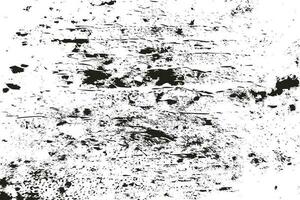 Abstract grimy concrete texture. Stained dirt surface and dusty grunge effect for backgrounds. Grainy and distressed black and white texture. Rusty and grimy wall surface on a white background. vector