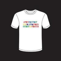 Vector typography t shirt design