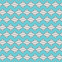 overlapping line love icons on blue background flat pattern vector design. well use for background or wallpaper