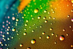 agua soltar antecedentes. bailando gotas. un serenata de líquido elegancia. generativo ai foto