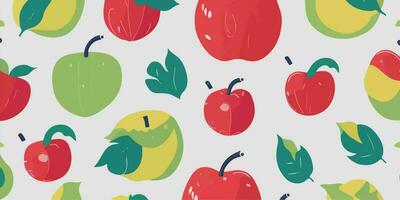 Minimalist Beauty, Elegant Apple Patterns on Minimal Backgrounds vector