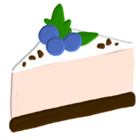 Hand gezeichnet süß Kuchen png