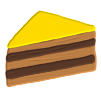 Hand gezeichnet süß Kuchen png