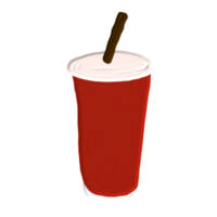 Hand gezeichnet malerisch Saft png