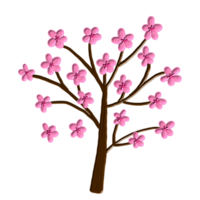 hand drawn painterly flower png