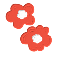 main tiré pictural fleur png