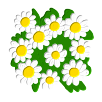 hand drawn painterly flower png