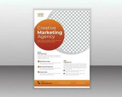 Flyer Design Template For Your Business and Company vector