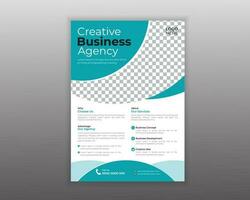 Flyer Design Template For Your Business and Company vector