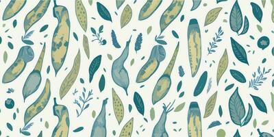 Sunny Background, Vector Illustration of Banana Patterns for Summer